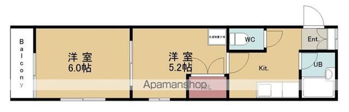 第三アイキハイツ106の間取り