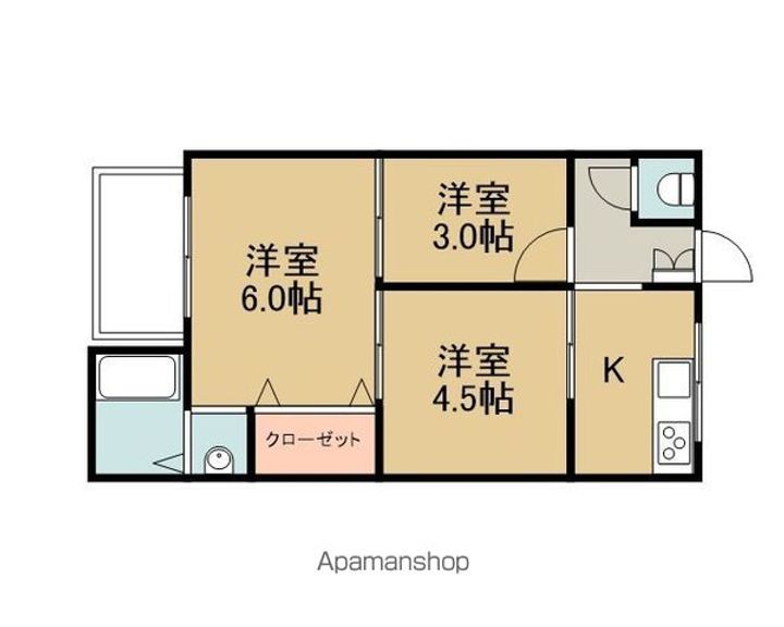 日光マンションの間取り