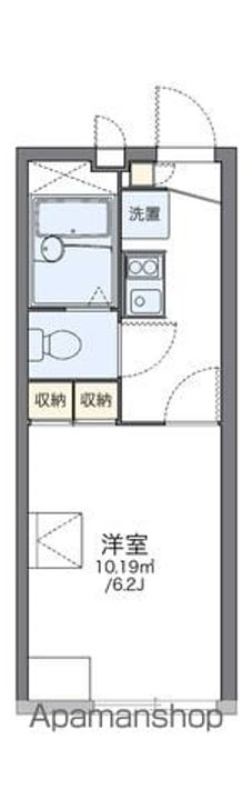 レオパレストゥインクルの間取り
