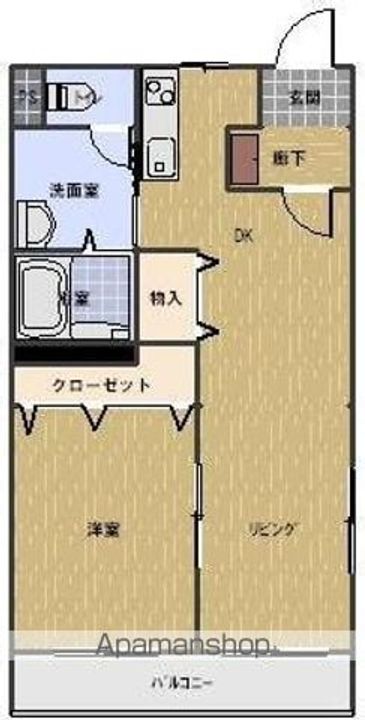 ラ・ヴォン・ヴィおおまちⅡの間取り