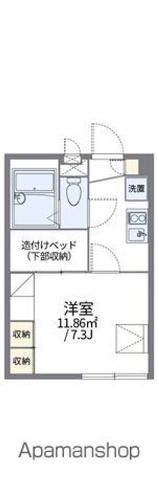 レオパレス末広ガーデンの間取り
