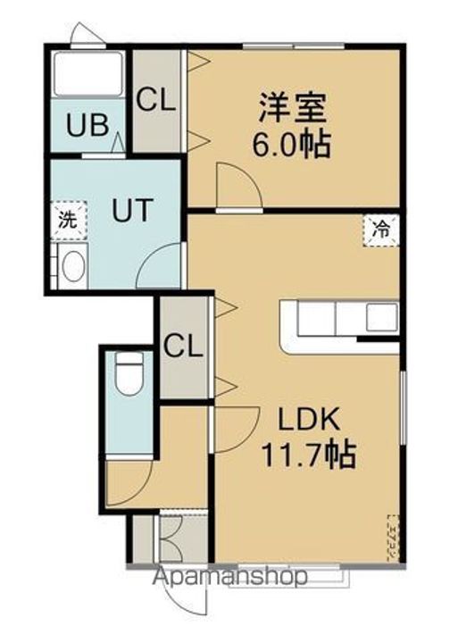パークヒル石川103の間取り
