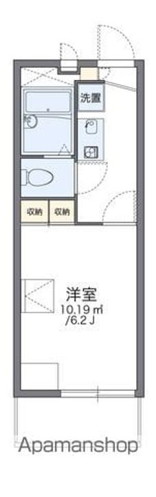 レオパレストラッドの間取り