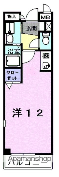 大阪府泉大津市旭町の賃貸アパートの間取り