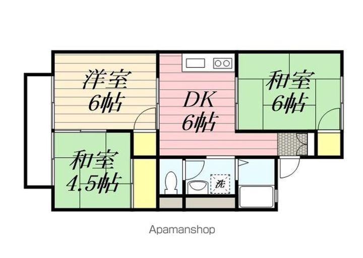 コーポ大久保の間取り
