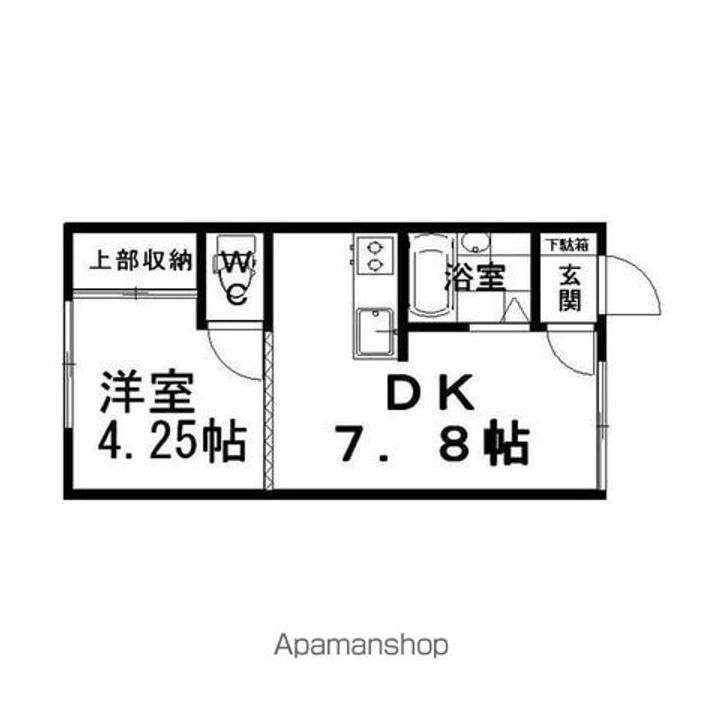 ハイツ東京2-2の間取り