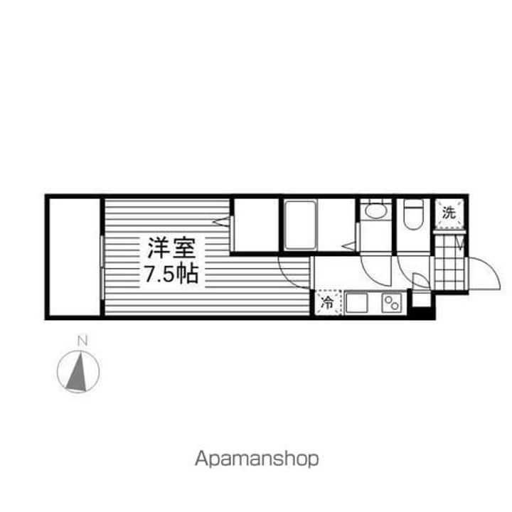 愛知県名古屋市中区新栄2丁目の賃貸マンションの間取り