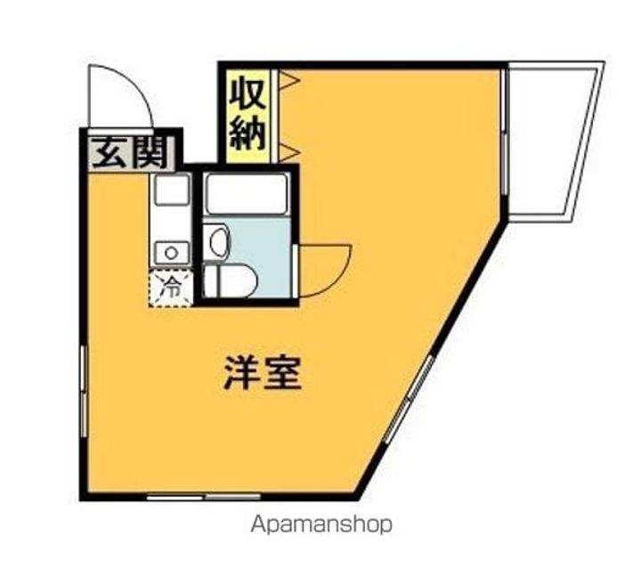 東京都世田谷区羽根木1丁目の賃貸マンションの間取り