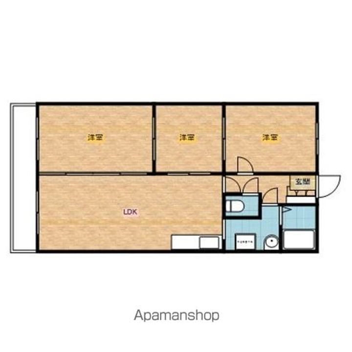 ミレニアムユウアイ203の間取り