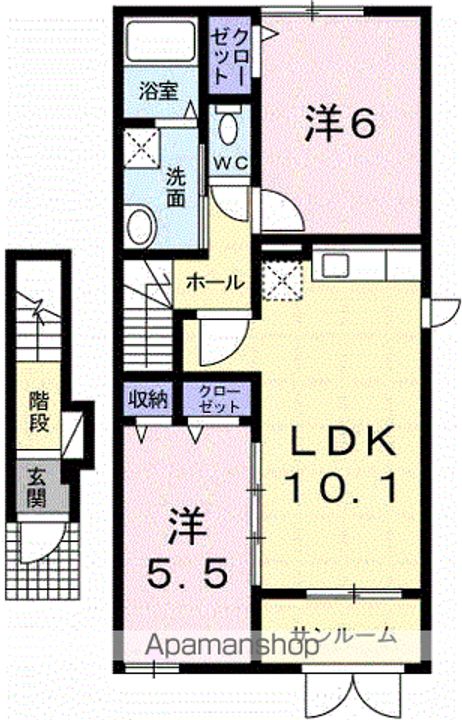 ヴィラ清四郎の間取り