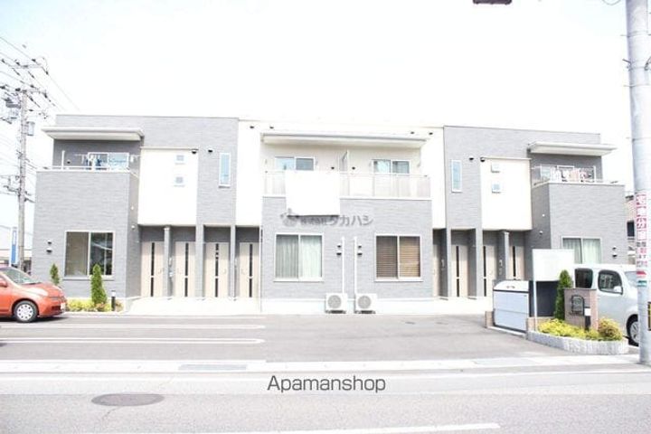 広島県福山市新涯町4丁目の賃貸アパートの外観