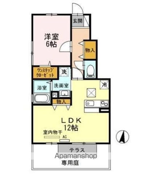 グラン3104 A・B棟B103の間取り