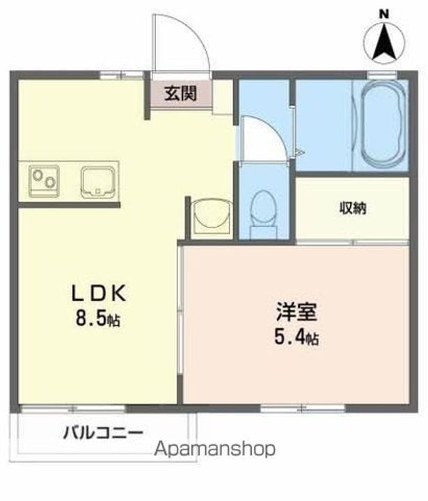 フレグランス小原田の間取り