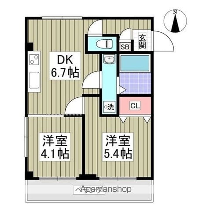 グレースハイツの間取り