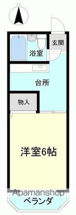 コーポ高千穂102の間取り