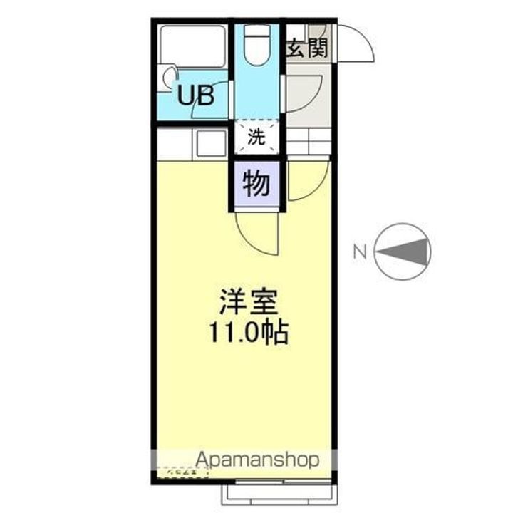 HOUSEベルモット103の間取り
