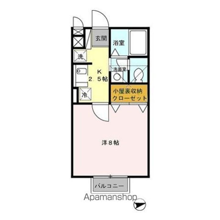 ホワイティ下馬 Bの間取り