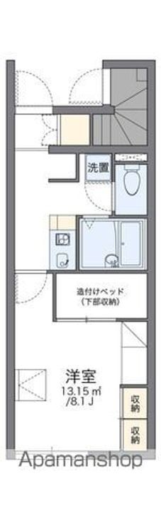 レオパレスLA NINA101の間取り