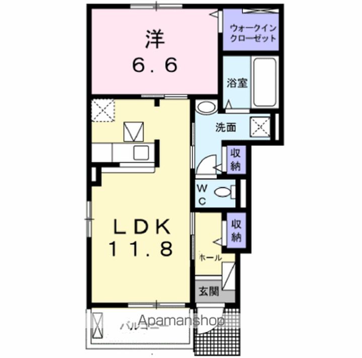 クラールⅦの間取り