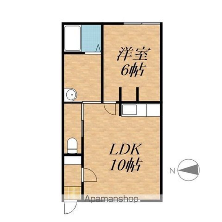 峰田ハイツの間取り