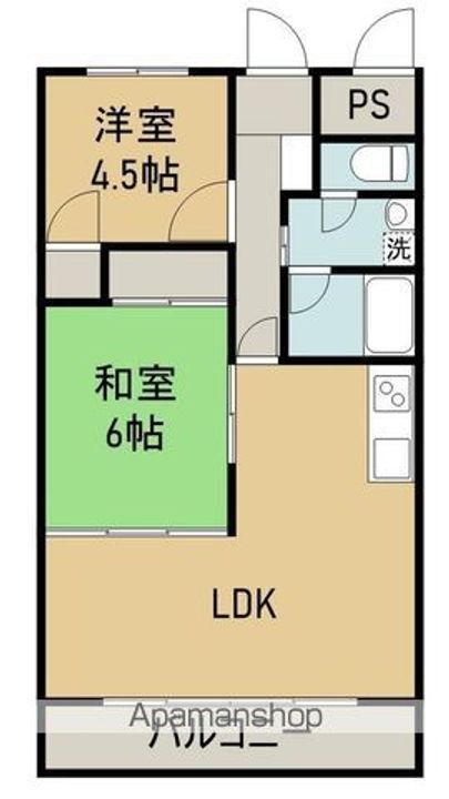 オリーブハイツ304の間取り