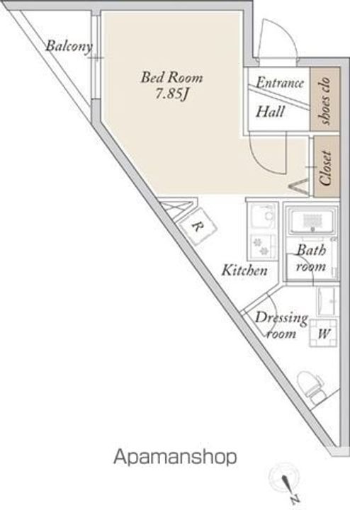 LA DOUCEUR赤塚の間取り