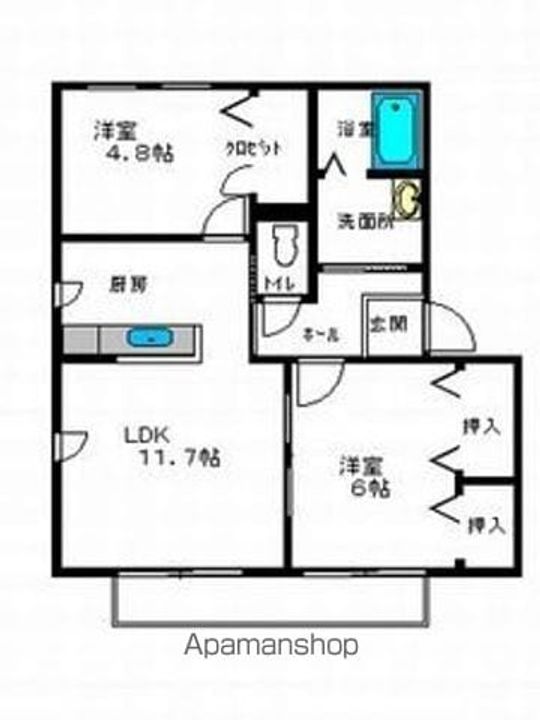 ストウハイツⅡCの間取り