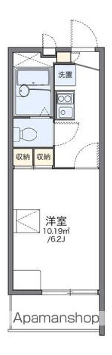 レオパレスLAGOON101の間取り