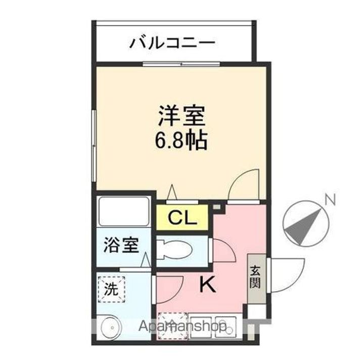 MELDIA入間市Ⅱの間取り