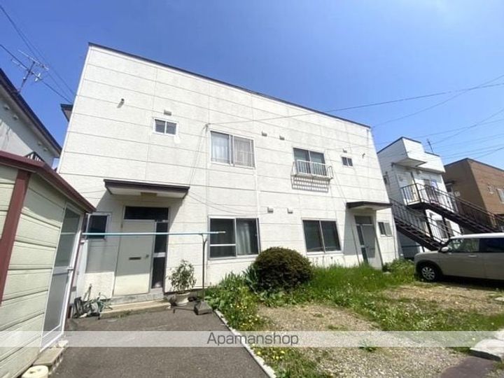 本通1丁目アパート(ホンドオリイッチョウメアパート)2階右の外観