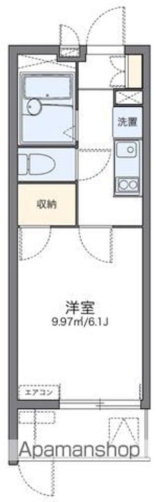 大阪府堺市北区百舌鳥梅北町3丁の賃貸マンションの間取り