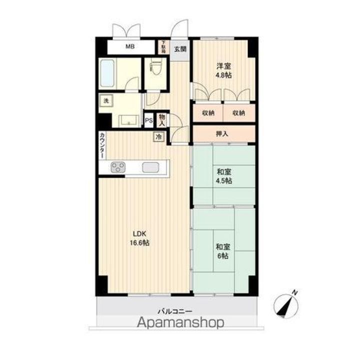 高砂関弐番館の間取り