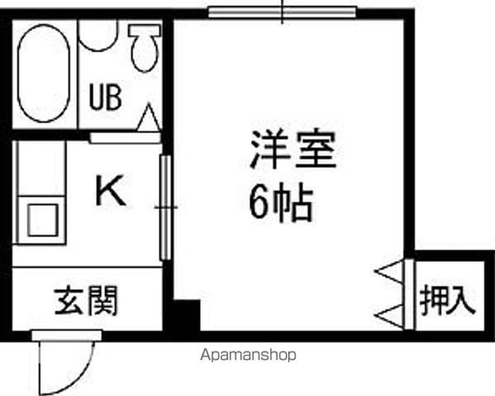 大阪府大阪市住吉区長居4丁目の賃貸マンションの間取り