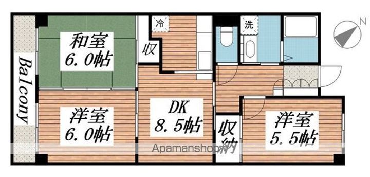 山口ビルの間取り