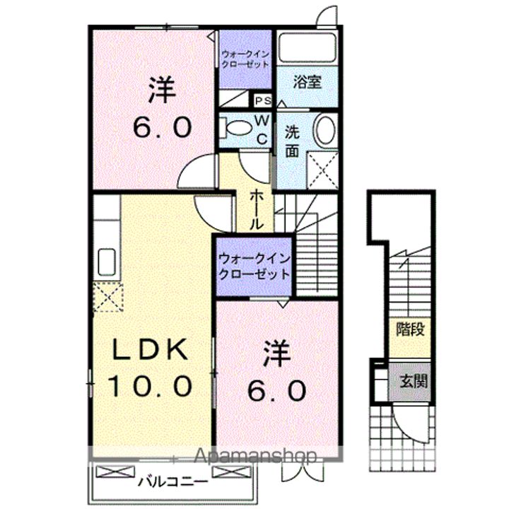 ストロベリーハウスⅡの間取り
