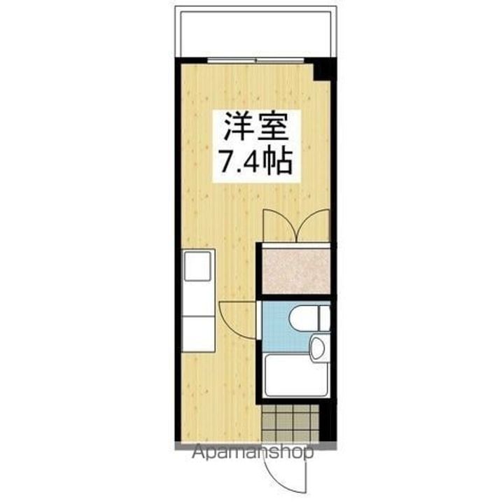 パラダイスビル403の間取り