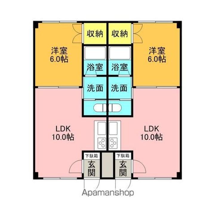 ピュアパレス豊川の間取り