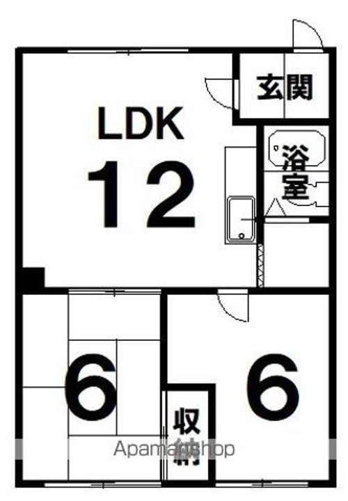 ハイツ髙橋№15の間取り