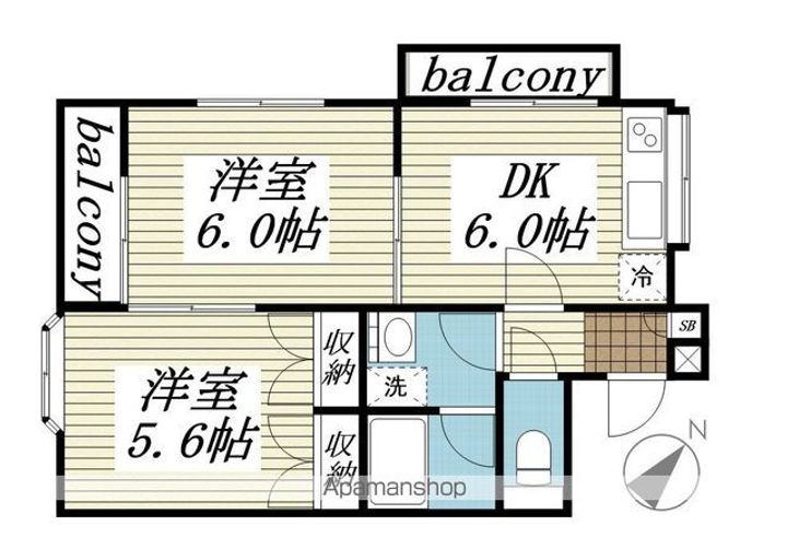 ジュネパレス八千代第28の間取り