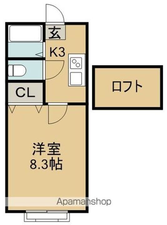 ホワイトキャッスル遠見塚9番館の間取り