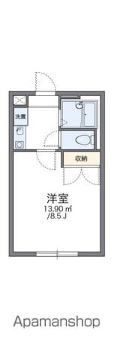 レオパレスさくらはうすの間取り