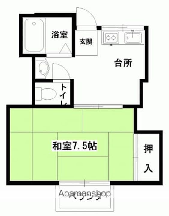 アーバンライフキダ202の間取り