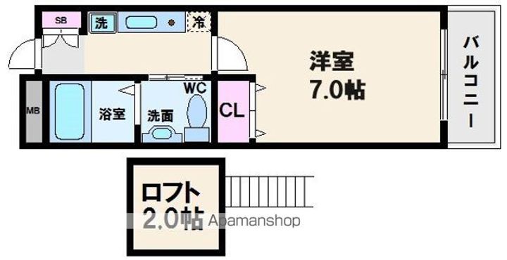 W.O.Bレマーニー昭和町の間取り