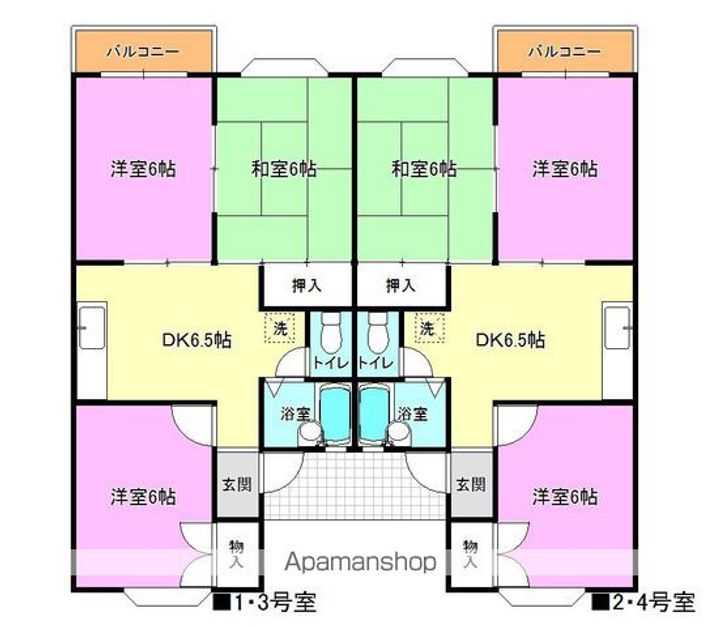 シュポール101の間取り