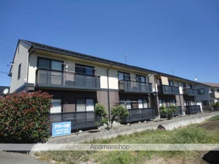 長野県千曲市大字粟佐の賃貸アパートの外観