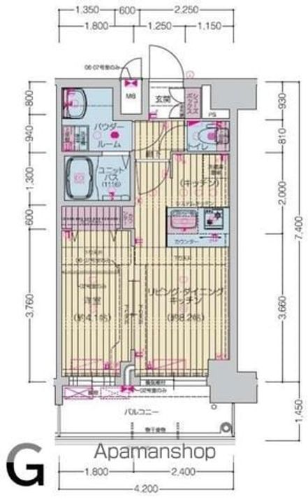 プレサンス桜山駅前アフォードの間取り