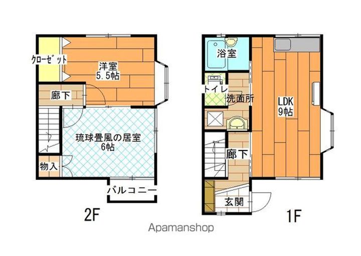 プチパレス竜王101の間取り