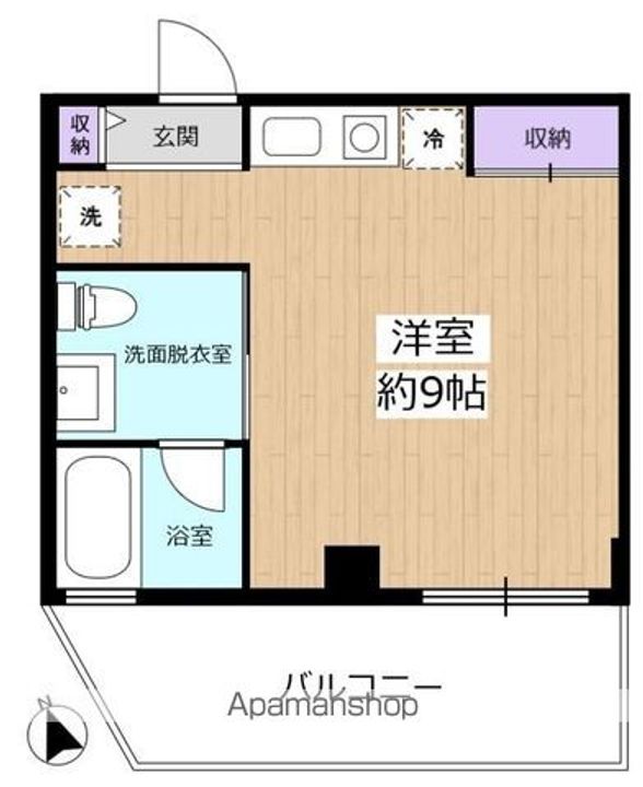 バックス大津雄琴レイクヒルズ101の間取り