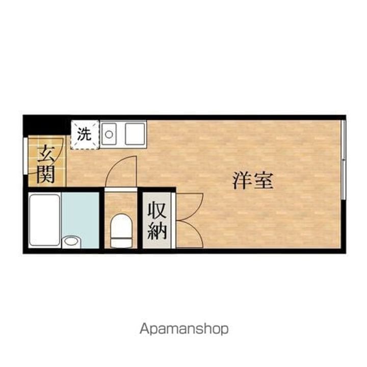 パレス磯上Ⅰ・ⅡⅡ 201の間取り