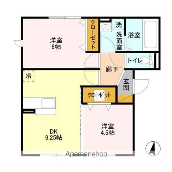 レジデンス Ⅲの間取り